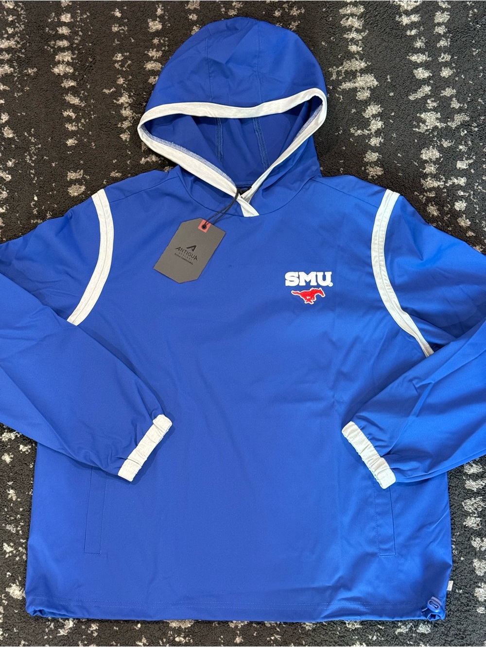 Antigua Southern Methodist University Mustangs Pullover Windbreaker Jacket